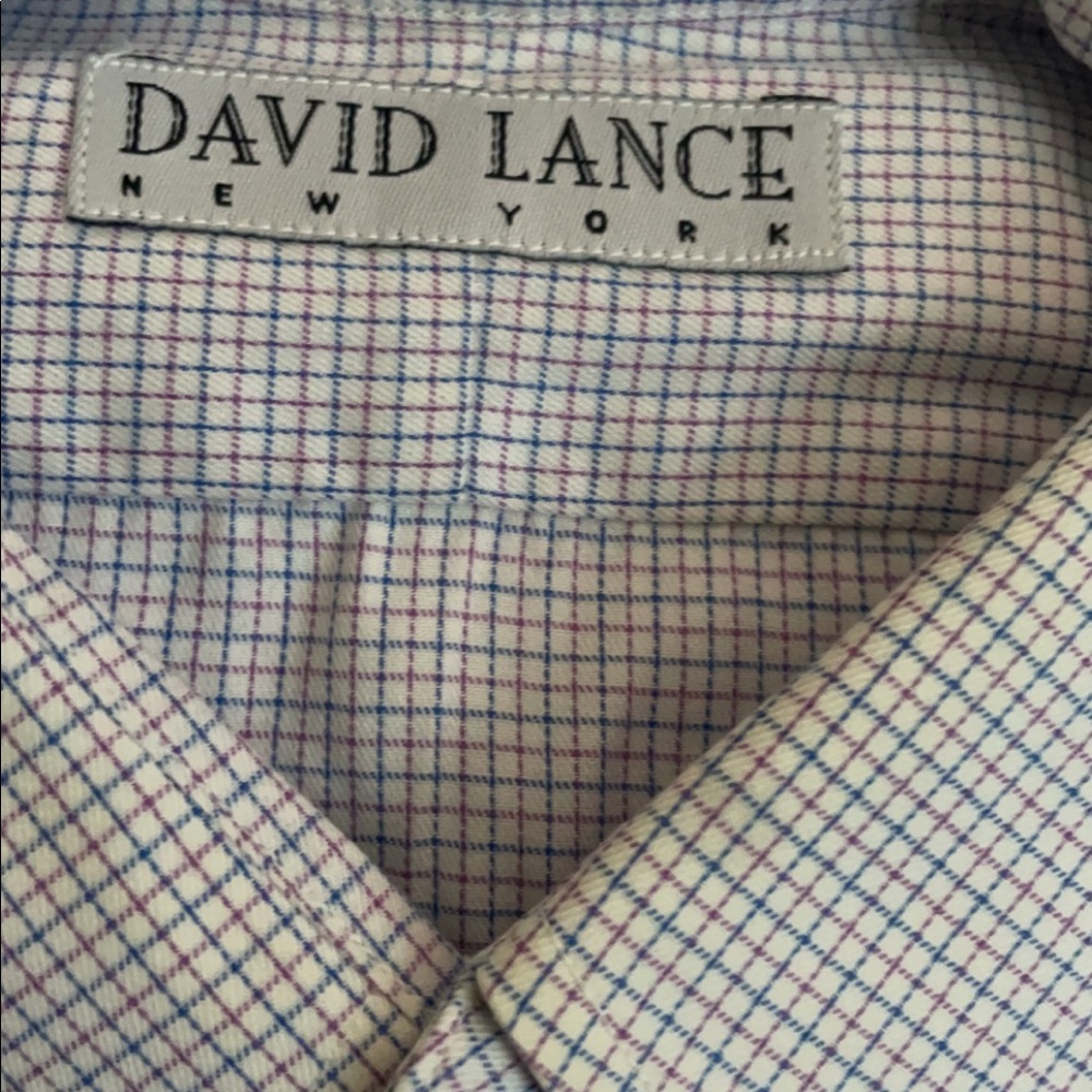 David Lance Dress Shirt Large